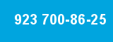 923 700-86-25
